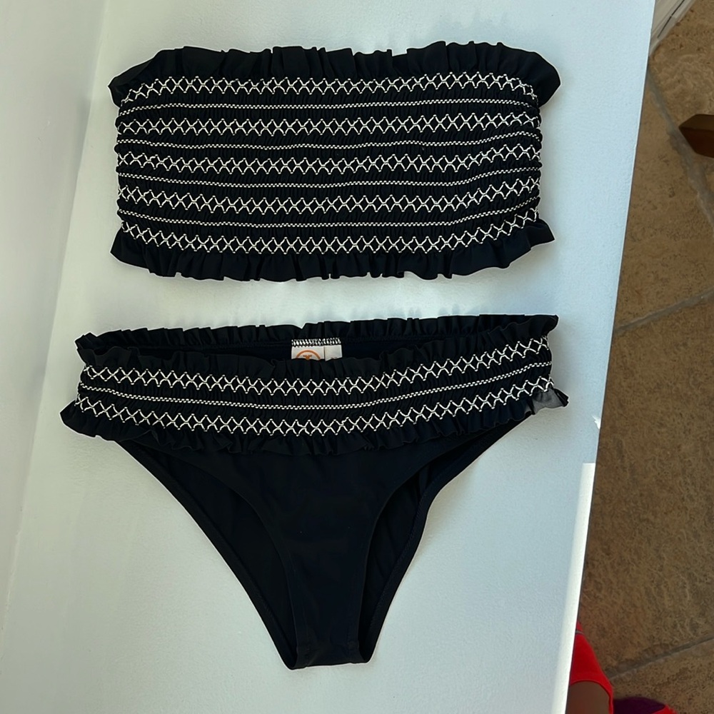 Tory Burch small bandeau swimsuit